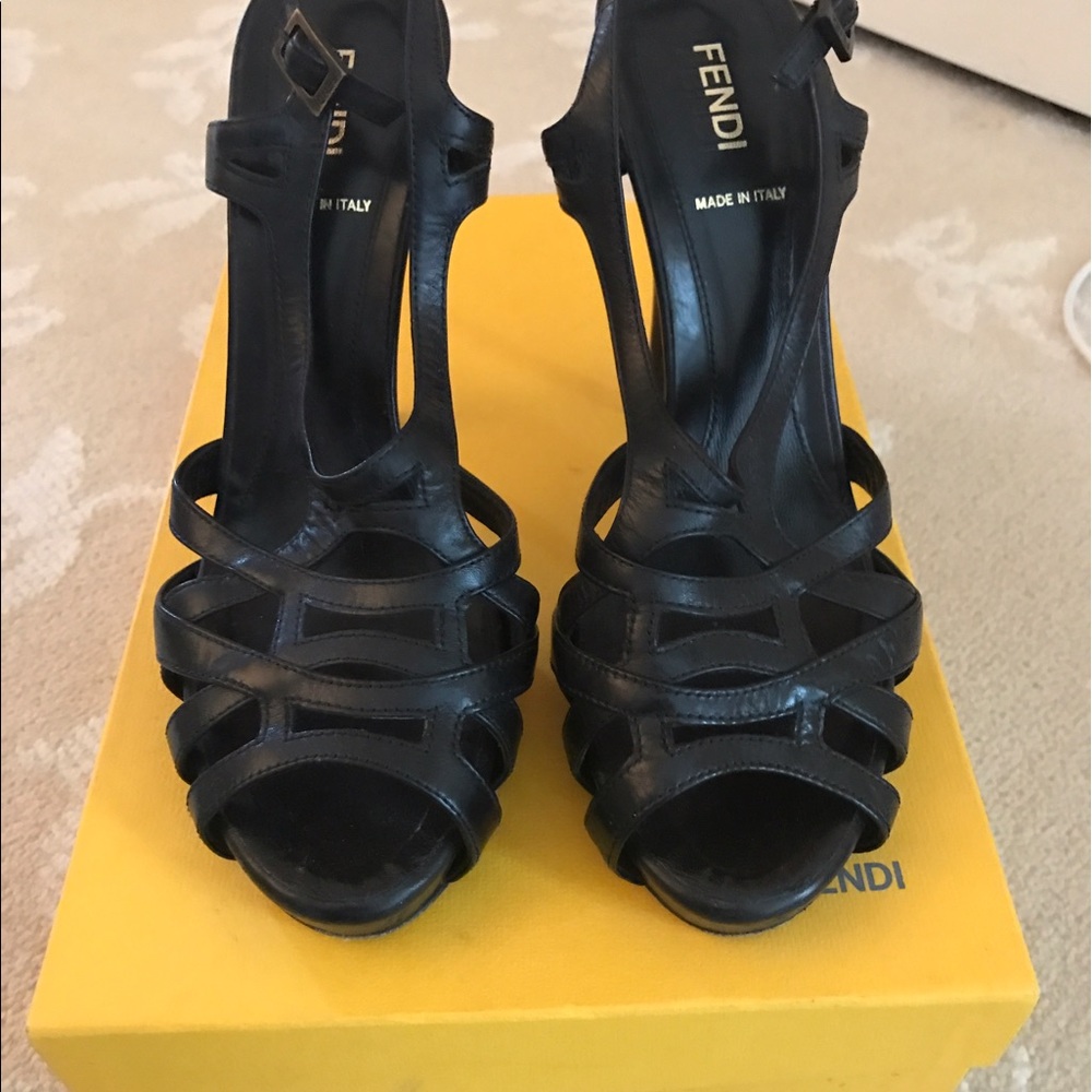 Fendi Black Stilettos